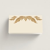 "Floral mosaic" - Place Cards in Sand by GeekInk Design - Blank front