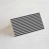 "Ordered Grace" - Place Cards in Snow by That Girl Press - Folded Back of Card