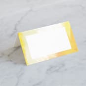 "Upper Block" - Place Cards in Daisy by Lea Velasquez - Blank front