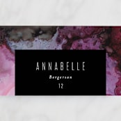 "Aurora" - Place Cards in Raspberry by Itsy Belle Studio - Detail