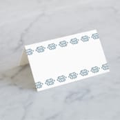 "Painted Ikat" - Place Cards in Frost by Liz Conley - Blank front