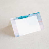 "Sand & Sun" - Place Cards in Ocean by Nicole Walsh - Blank front