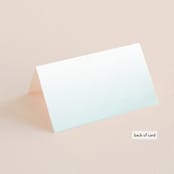 "New Wave" - Place Cards in Marine by Kaydi Bishop - Folded Back of Card