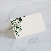 "Watermark" - Place Cards in Cypress by Kaydi Bishop - Blank front