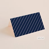 "Bold Love" - Place Cards in Antique by Brandy Folse - Folded Back of Card