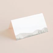 "muted mountains" - Place Cards in Splendid Day by Deborah Chou - Blank front