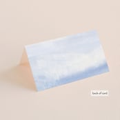 "muted mountains" - Place Cards in Splendid Day by Deborah Chou - Folded Back of Card