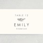"Modern Bliss" - Place Cards in Cream by Elly - Detail