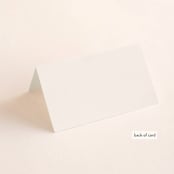 "Fountain Pen" - Place Cards in Creme by Erin L. Wilson - Folded Back of Card