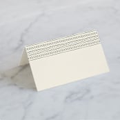 "mudcloth wedding" - Place Cards in Cream by Erin Deegan - Blank front