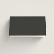 "Upper East" - Place Cards in Charcoal by Megan Davis - Blank front