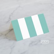 "Summer Palm" - Place Cards in Leaf by Baumbirdy - Folded Back of Card