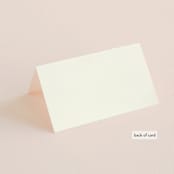 "Gardens Edge" - Place Cards in Garden by Grace Kreinbrink - Folded Back of Card