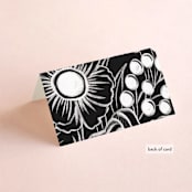 "Elemental" - Place Cards in Cloud by Snow and Ivy - Folded Back of Card