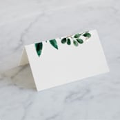 "Winter Bouquet" - Place Cards in Mist by Alethea and Ruth - Blank front