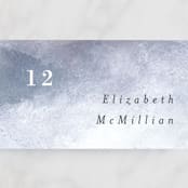 "Sea Splash" - Place Cards in Amethyst by Alethea and Ruth - Detail