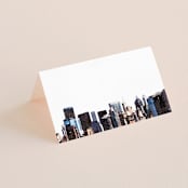 "Bold city" - Place Cards in Ivory by Cass Imagines - Blank front