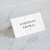 "Rustic Grain" - Place Cards in Ashwood by Oma N. Ramkhelawan - Folded with Free Guest Printing