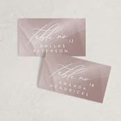 "plain paint" - Place Cards in Taupe by Phrosné Barwood - Front with Free Guest Printing