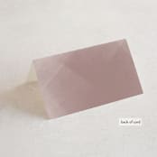 "plain paint" - Place Cards in Taupe by Phrosné Barwood - Folded Back of Card