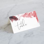 "living coral" - Place Cards in Coral by Phrosné Barwood - Blank front