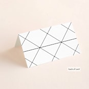 "Harmonie" - Place Cards in Cloud by Carly Reed Walker - Folded Back of Card