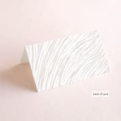 "torrone" - Place Cards in Cedar by chocomocacino - Folded Back of Card