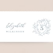 "Love Beyond Measure" - Place Cards in Mineral by Oscar and Emma - Karly Depew - Detail