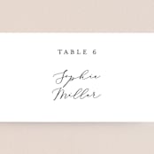 "Tallulah" - Place Cards in Linen by Jennifer Wick - Detail