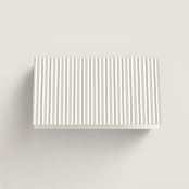 "Beautiful Day" - Place Cards in Graphite by Leah Bisch - Folded Back of Card