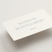 "Leighton" - Place Cards in Lakeshore Blue by Jennifer Postorino - Detail