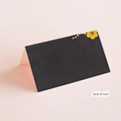"Plentiful Blossoms" - Place Cards in Soft Peach by Faith Harlow - Folded Back of Card
