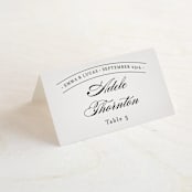 "Big City - New York City" - Place Cards in Light Taupe by Hooray Creative - Folded with Free Guest Printing