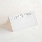 "Big City - New York City" - Place Cards in Light Taupe by Hooray Creative - Blank front