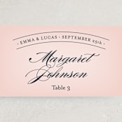 "Big City - San Francisco" - Place Cards in Blush by Hooray Creative - Detail