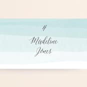 "Old Post Road" - Place Cards in Sea Salt by Jennifer Wick - Detail