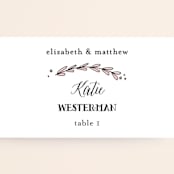 "Always" - Place Cards in Blush by Susan Brown - Detail