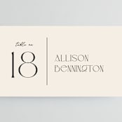 "The Manor" - Place Cards in Buff by Pixel and Hank - Detail