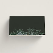 "Juniper" - Place Cards in Emerald by Kate Ahn - Blank front
