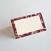 "Moment" - Place Cards in Rose by Erin German - Blank front
