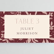 "Moment" - Place Cards in Rose by Erin German - Detail