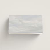 "Calm Water" - Place Cards in Sky by Nicole Walsh - Folded Back of Card