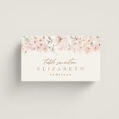 "kosmos" - Place Cards in Cotton Candy by Phrosné Barwood - Front with Free Guest Printing