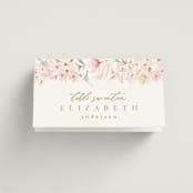 "kosmos" - Place Cards in Cotton Candy by Phrosné Barwood - Folded with Free Guest Printing