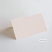 "Eclectic" - Place Cards in Dusty Rose by Vera Lim - Folded Back of Card