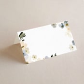 "Swept Away" - Place Cards in Petal by Leah Bisch - Blank front