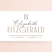 "Encapsulated" - Place Cards in Black Tie by Hooray Creative - Detail