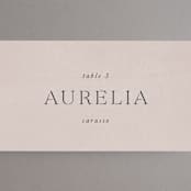 "Chalk Floral" - Place Cards in Dove by Olivia Kanaley Inman - Detail