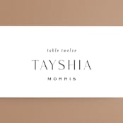 "More Than Words" - Place Cards in Bridal White by Design Lotus - Detail