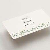 "Monogramed Arch" - Place Cards in Mojito by Susan Moyal - Detail